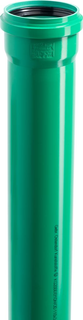 KGEM KG2000 Rohr PP-MD grün SN 10 DN/OD110 1,0m DIN EN 14758