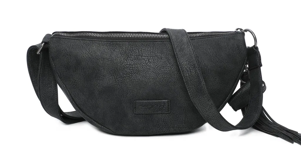 Sac à main bandoulière noir type Crossbody pour femme Radix Lipstick03