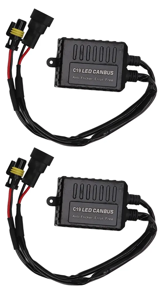 Résistance LED anti-scintillement avec capot anti-interférence, lot 2
