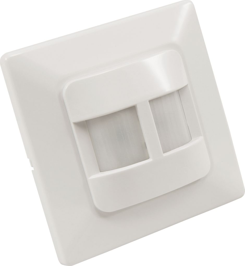 Unterputz IR Bewegungsmelder McShine "LX-31", 190°, 500W, LED geeignet, weiß
