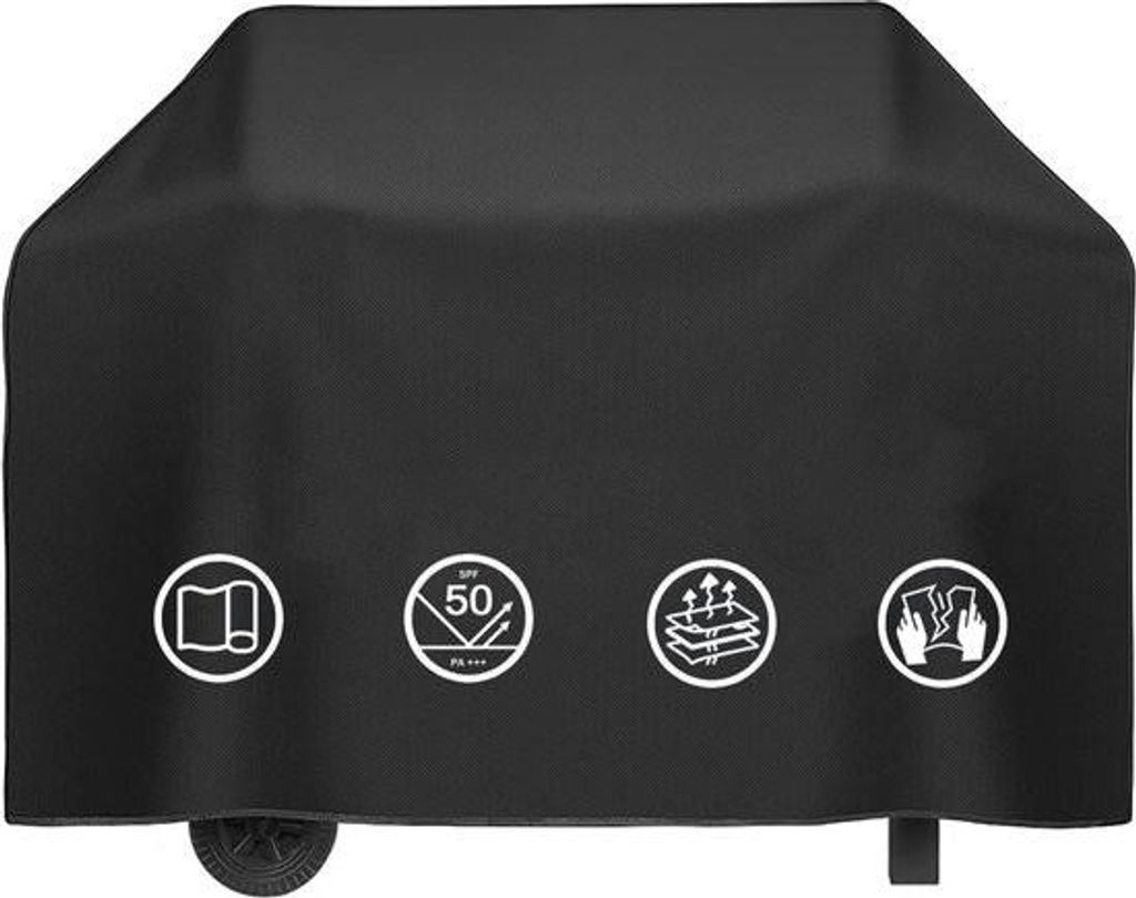 Wetterfeste Schutzhülle für Gasgrill mit einfacher Befestigung