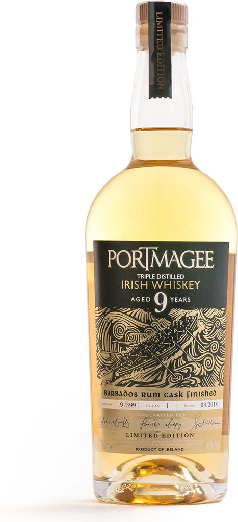 Portmagee Irish Whiskey Aged 9 Tripple Distilled Limited Edition | 0,7 l | Alk. 40% Vol.