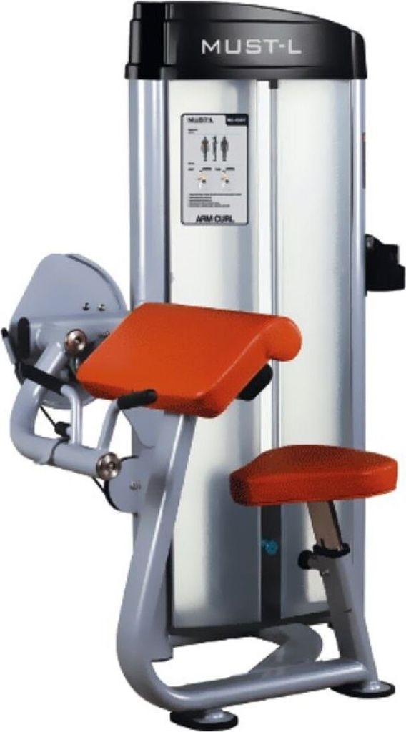 Stex Fitness Europe Kraftstation Bizepsmaschine Bizepsgerät Bizepstrainer Bizeps-Curl-Maschine Arm Training für Homegym & Fitnessstudio