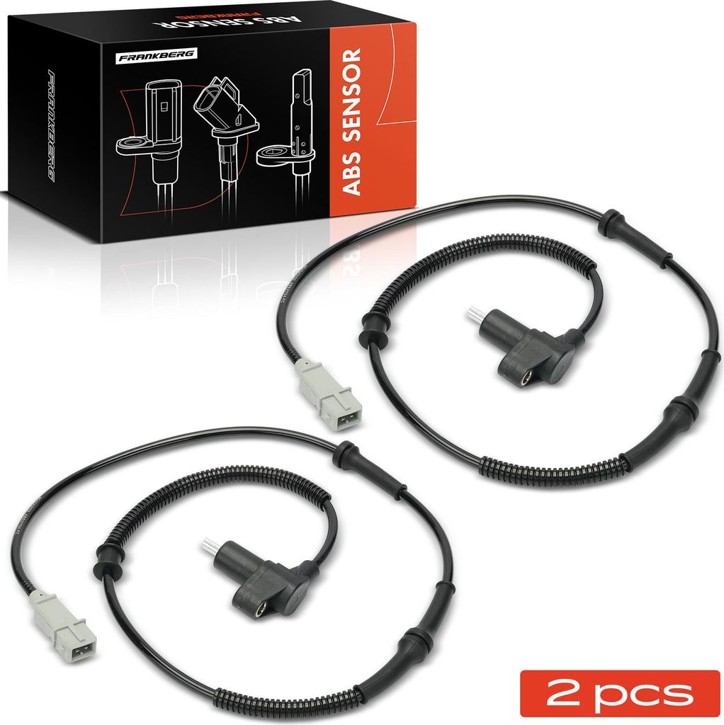 Frankberg 2x ABS Sensor Hinterachse beidseitig für Citroën Berlingo/Berlingo First MPV Xsara Picasso Peugeot Partner