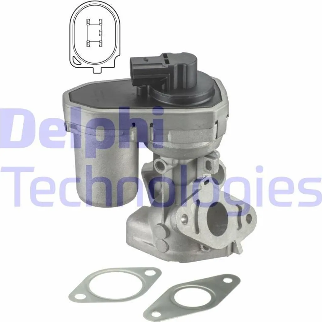 Vanne EGR DELPHI EG10399-12B1 pour Fiat Croma et Grande Punto OE 71788555