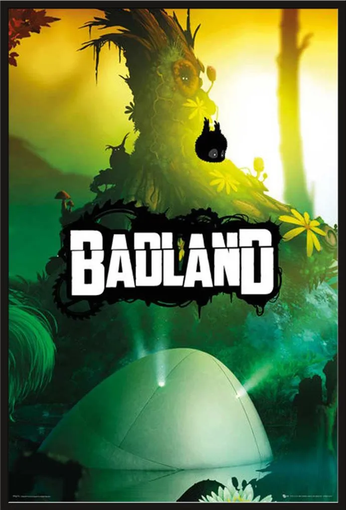 Poster Badland avec Cadre Shinsuke Maxi Noir et Vitre Acrylique
