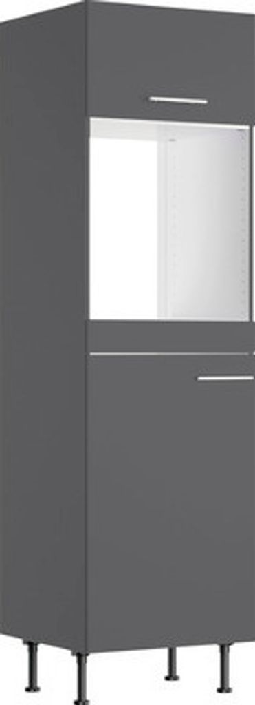 Optifit Backofen/Kühlumbauschrank für 88er Einbaukühlschrank Ingvar420 BxTxH 60 x 58,4 x 211,8 cm anthrazit matt zerlegt