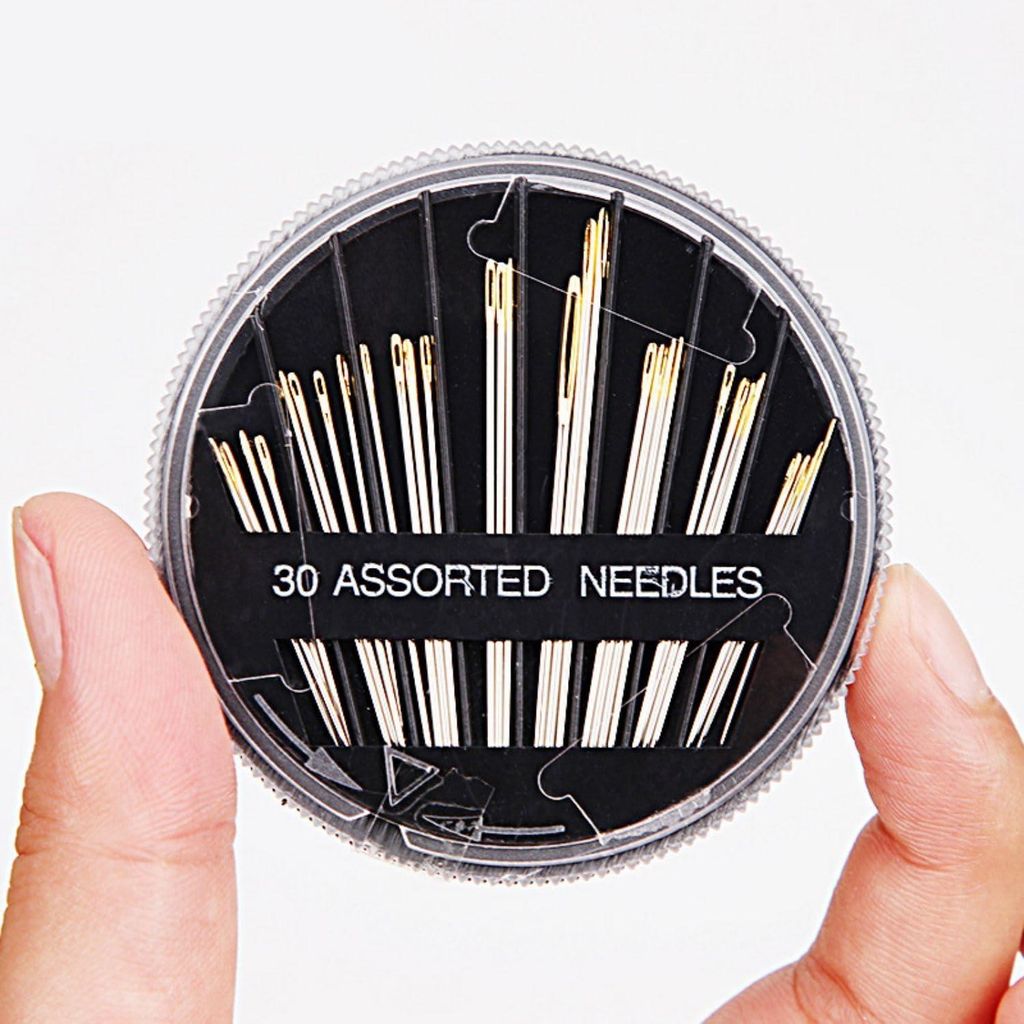 30 Stück Nähnadeln, 3.1cm-5.1cm Nähen Nadeln, Handnadeln, Garn-Stricknadeln, Sticknadeln, Inklusive Aller zum Handnähen Benötigten Längen (Sc...