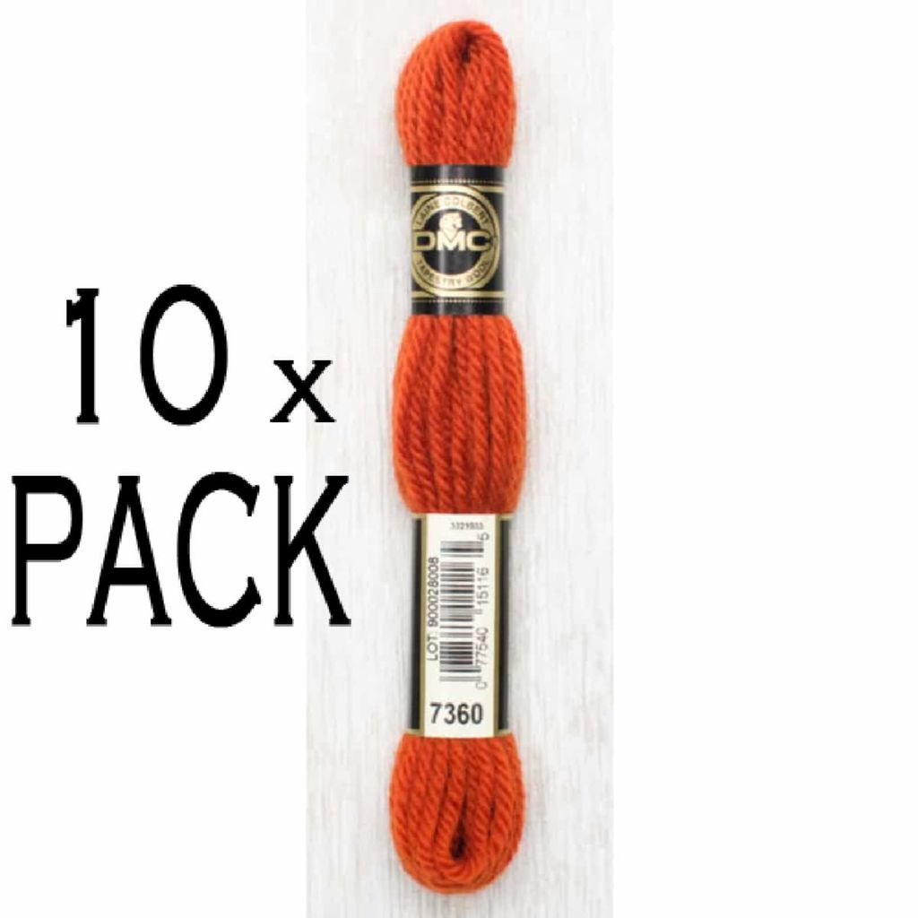 10x DMC Laine Colbert Wolle, 8m, 486-7360, VPE