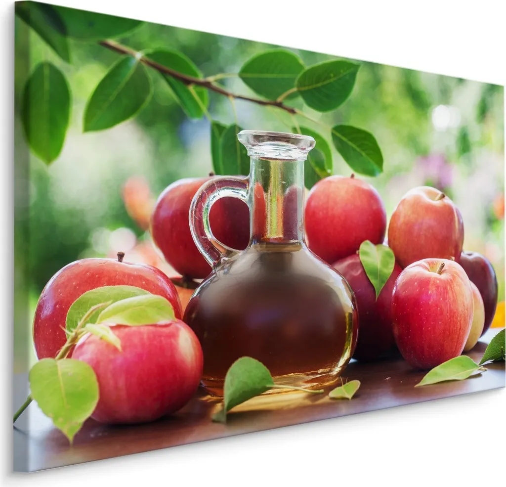 Stampa Artistica Frutta Mele 120x80 - Quadro Design Moderno XXL