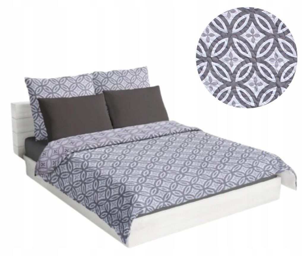 DOMAREX Tagesdecke Noblesse Wendbar Dekorative 200x220 cm Produktbild 