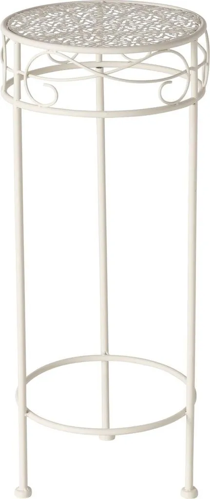 Table pour téléphone blanche en métal 70 cm - Support stable et robuste - 7