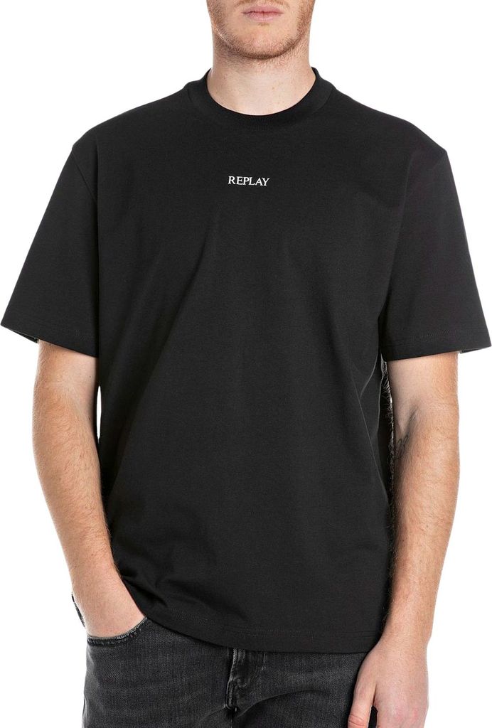 Replay M3100.000.23608p Kurzarm-t-shirt Schwarz M Herren Schwarz M