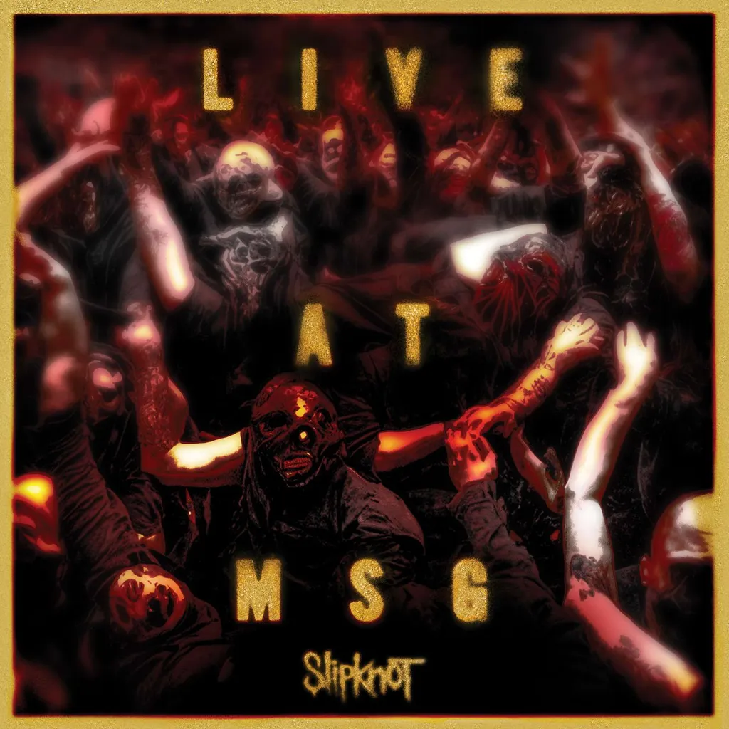 Album Live Slipknot MSG 2009 Double Vinyle LP pour Collectionneur Fan