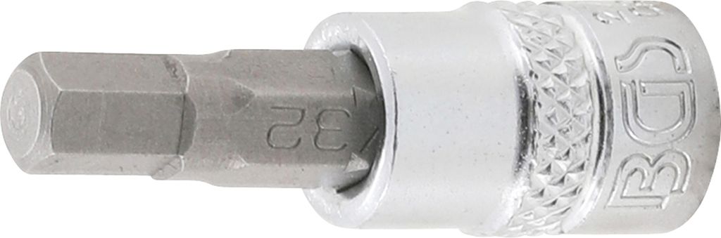 BGS 2744 Bit-Einsatz, 6,3 (1/4), Innen-6-kant, 7/32"