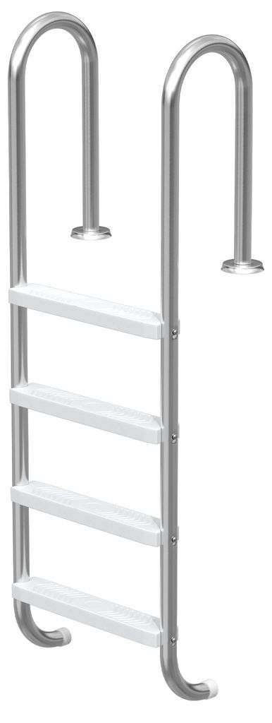 UISEBRT Edelstahl Poolleiter 4 Stufen 157cm Hoch, Produktbild 