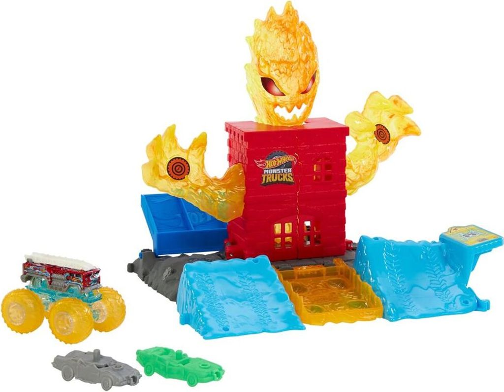 Hot Wheels Monster Trucks Power Smashers Torch Tower Takedown