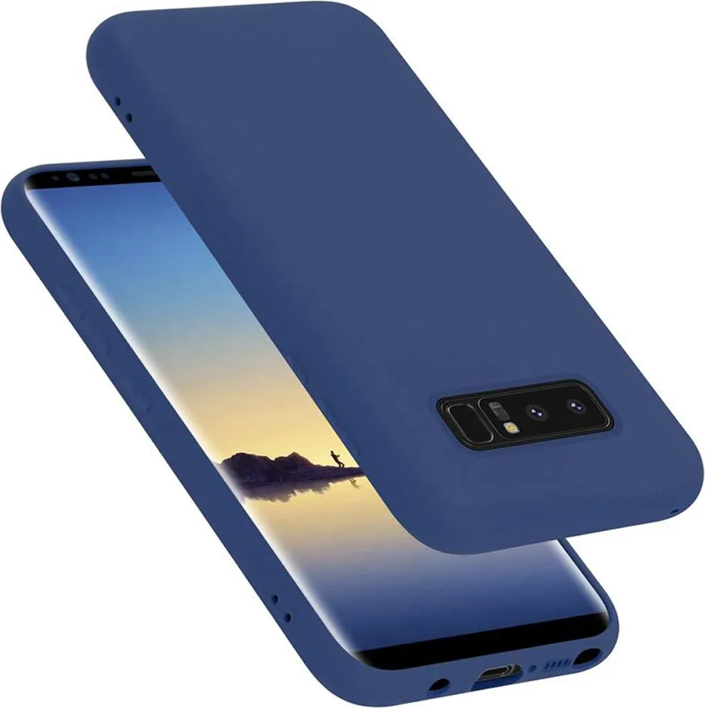 Custodia TPU Samsung Note 8 Cadorabo Blu - Cover Economica e Resistente