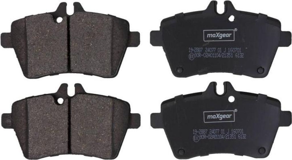 MAXGEAR Bremsbeläge Satz Vorne Bremsklötze passend für MERCEDES-BENZ A-Klasse (W169) 19-2887