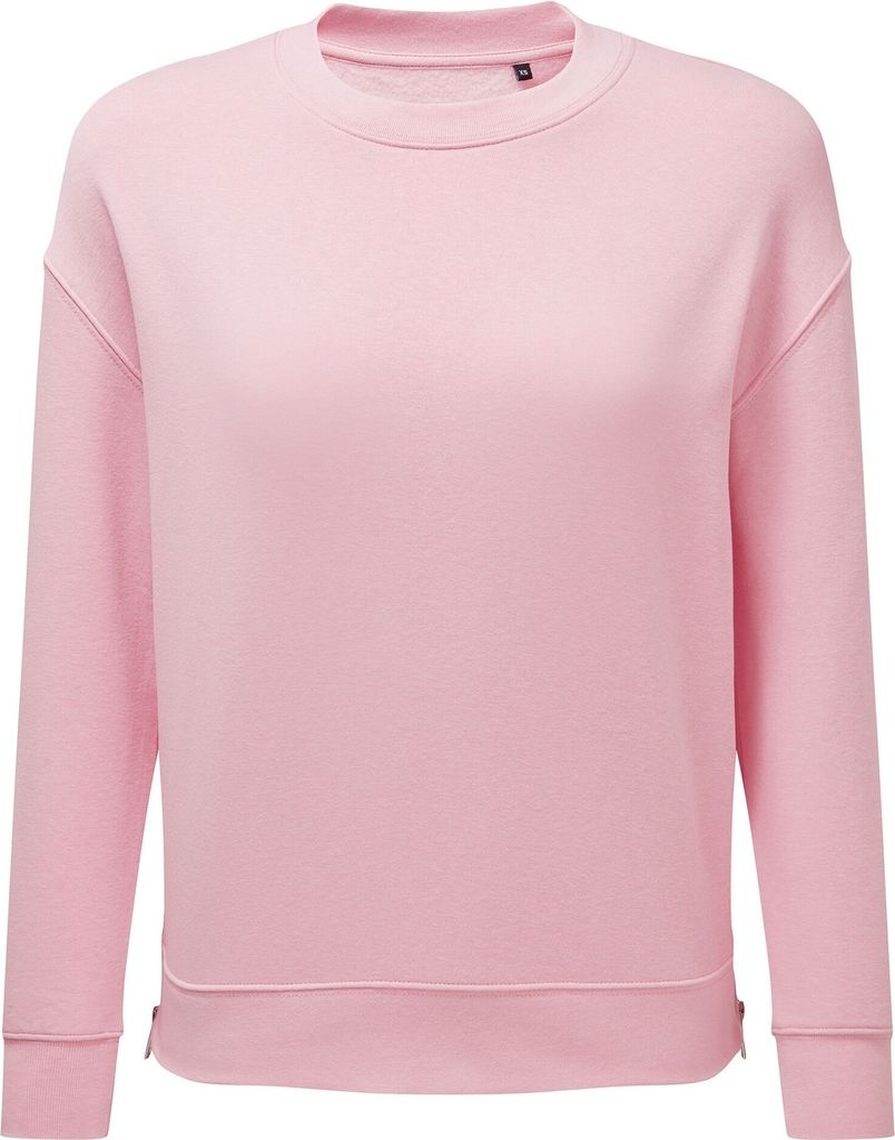 TriDri - Sweatshirt Mit Reißverschluss für Damen RW8525 (L) (Hellrosa)