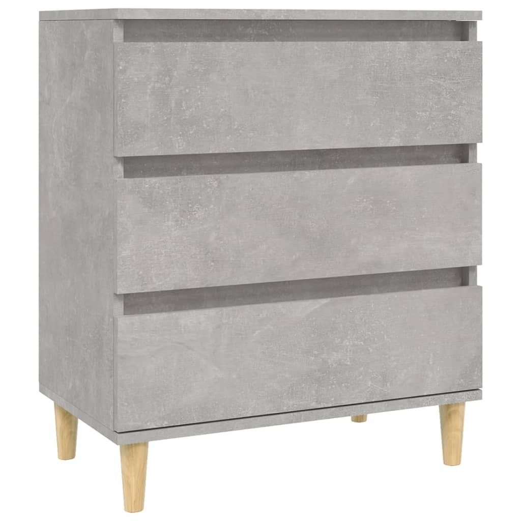 Möbel Sideboard - elegante Design - Mehrzweckschrank - Betongrau 60x35x70 cm Holzwerkstoff - Kommoden CLORIS7615426
