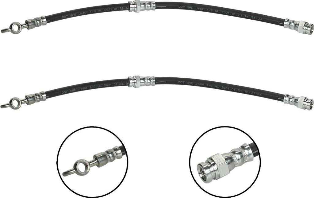 RIDEX 83B0692 Bremsschlauch Vorne für MAZDA FAMILIA IV (BF) für FORD USA PROBE II (ECP)