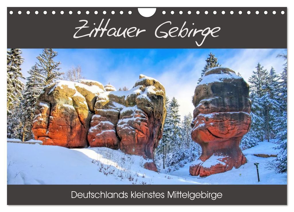 Zittauer Gebirge - Deutschlands kleinstes Mittelgebirge (Wandkalender 2027 DIN A4 quer), CALVENDO Monatskalender