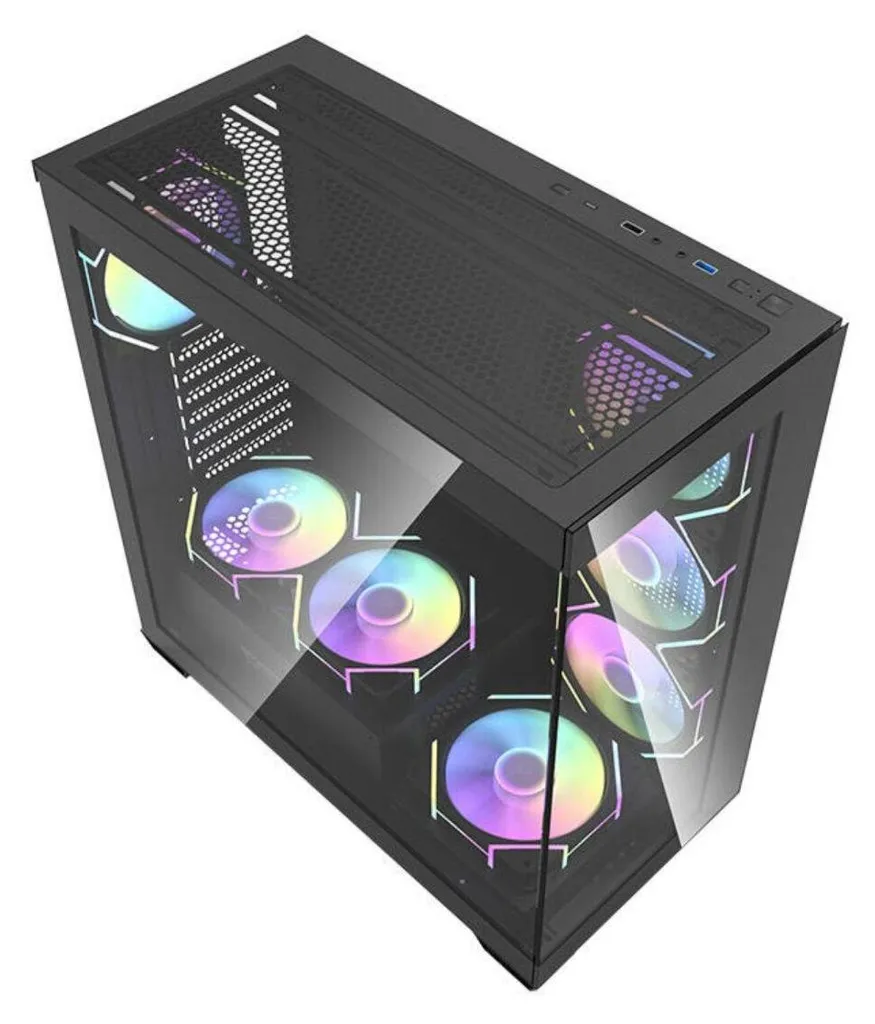 Miglior Case PC Qualità/Prezzo: darkFlash DS900 con 7 Ventole ARGB - 8