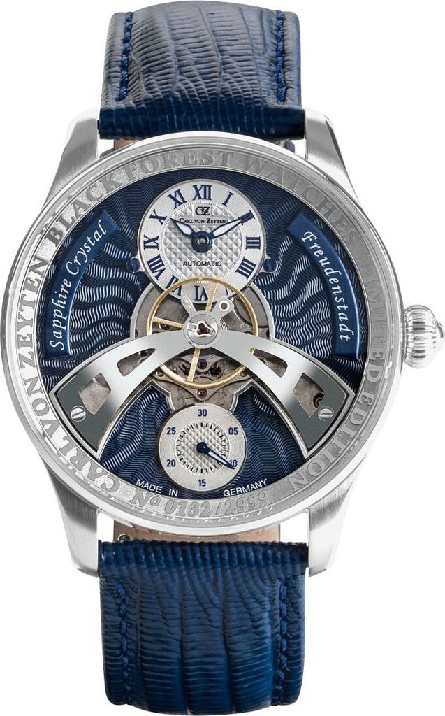 Carl von Zeyten Herren Uhr CVZ0043BL Freudenstadt Automatik