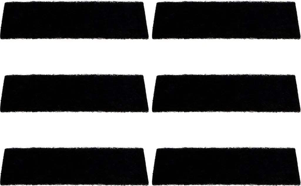 Lot de 6 filtres à charbon actif pour robot litière autonettoyante chat