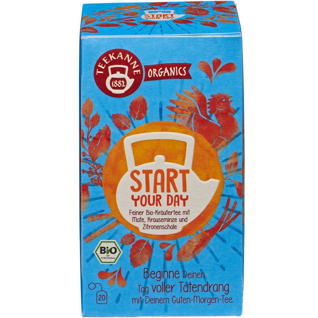 Teekanne Organics Start Your Day Organiczna herbata ziołowa Zdjęcie produktu 
