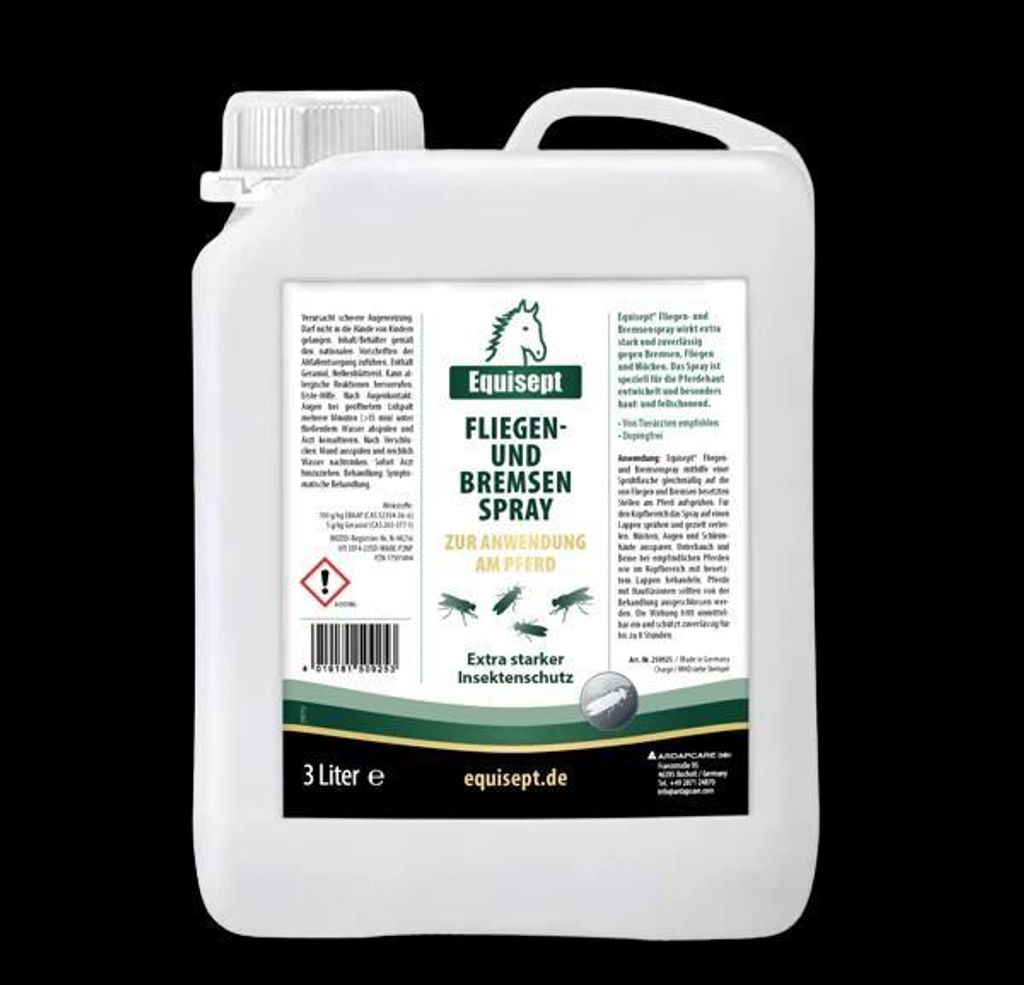 Equisept Fliegen- und Bremsenspray zur Anwendung am Pferd 3 Liter