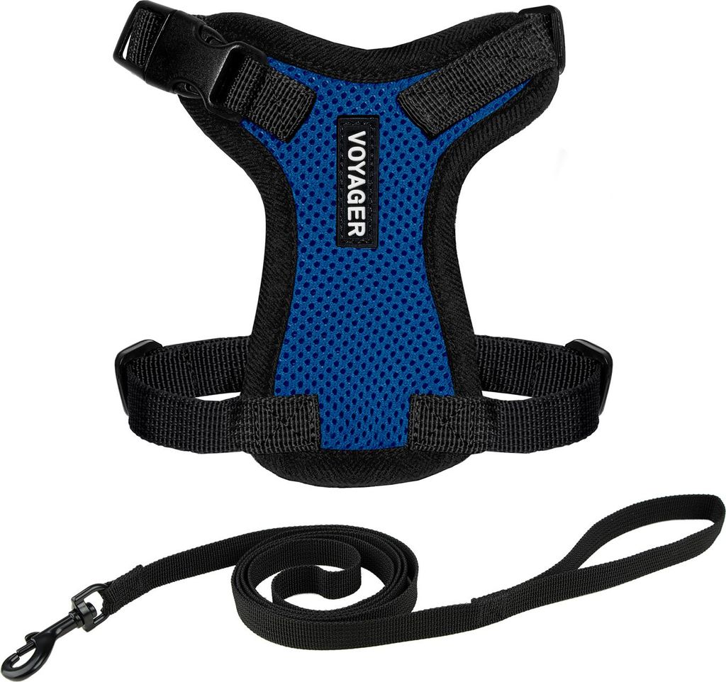 Voyager Step-in Lock Katzengeschirr und reflektierende Katzenleine mit Neoprengriff by Best Pet Supplies - Für kleine, mittelgroße und große Kat...