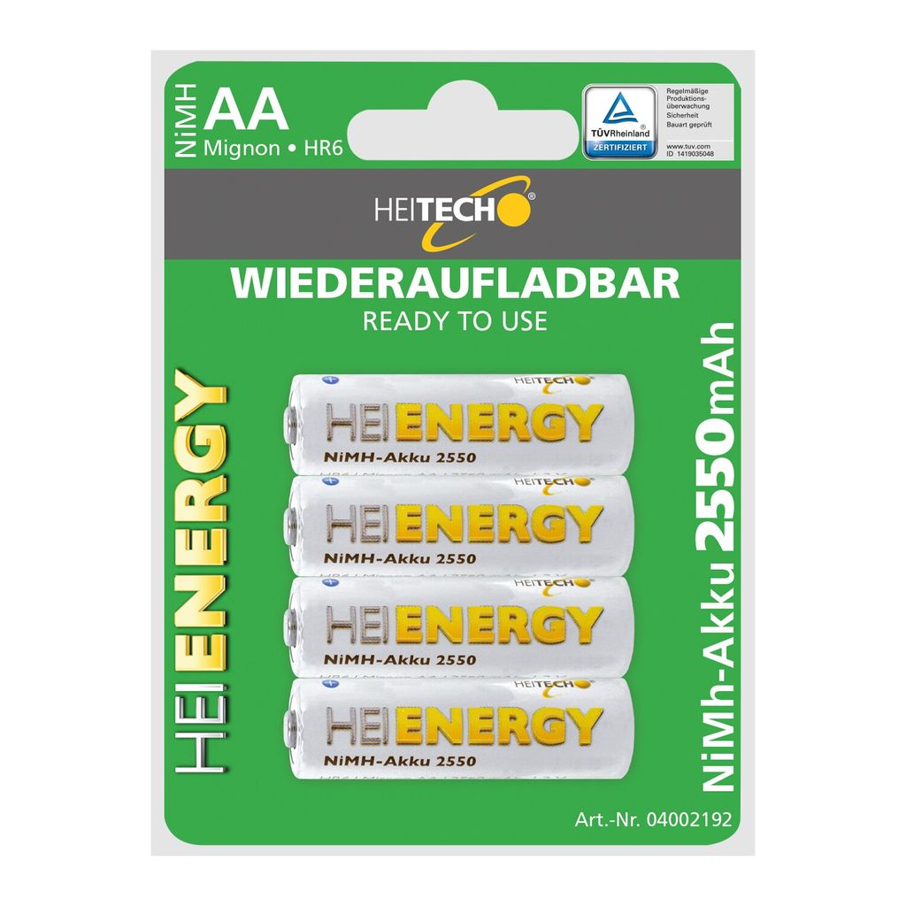 Ready to use Akku 2550 mAh Produktbild 