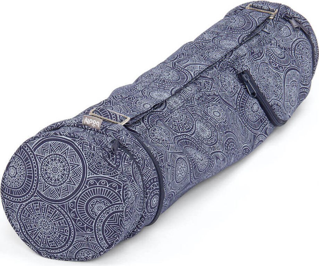 Maharaja Collection: Yogatasche ASANA BAG Baumwolle 60 cm | Mandala, dunkelblau