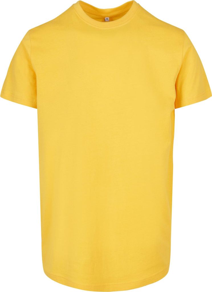 Build Your Brand Basic BB010 | Basic Round Neck T-Shirt XS bis 5XL - Farbe: Taxi Yellow - Größe: XL