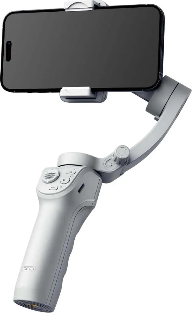 Perche selfie stabilisée XO avec télécommande Bluetooth 5.2 et trépied