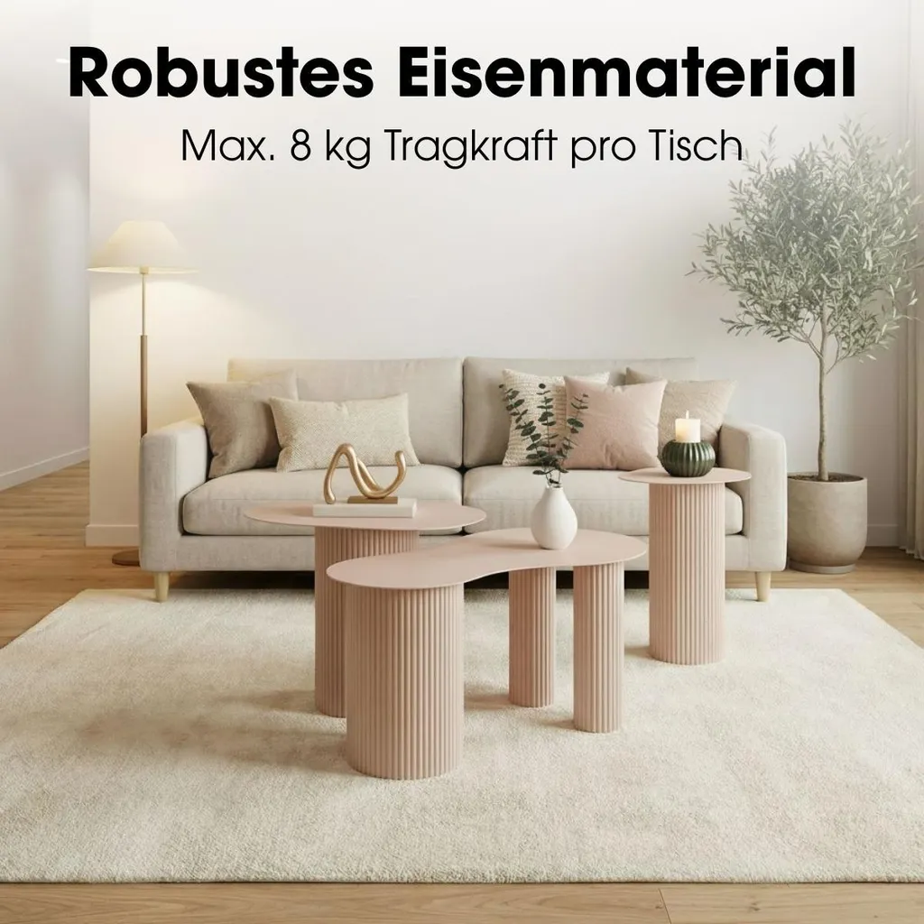 Table d'appoint de salon modulable pour optimiser l'espace de votre séjour