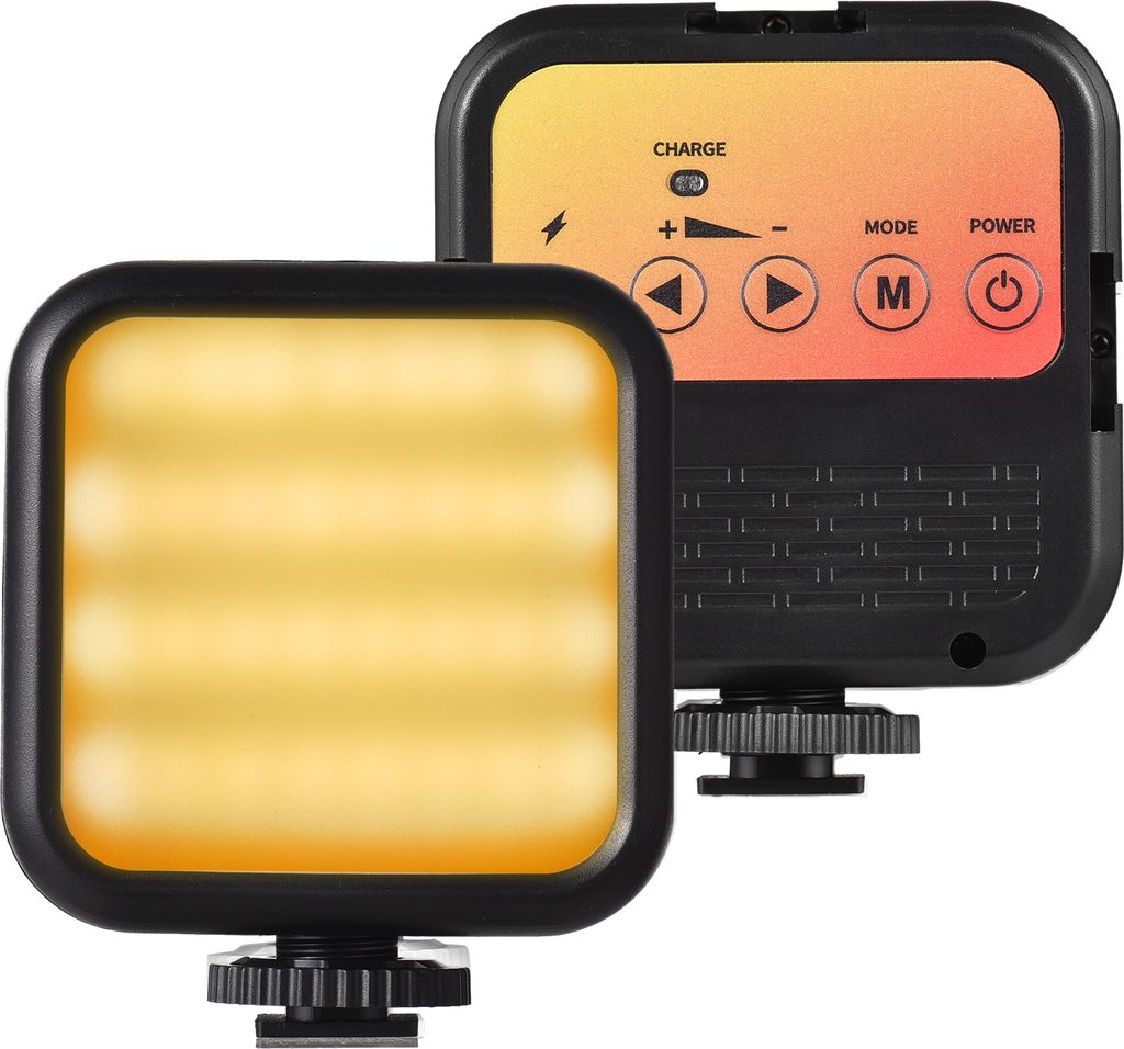 5-W-Taschen-LED-Licht, Mini-Videolampe, zweifarbiges Fotolicht mit 3 Kaltschuhhalterungen und 1/4-Zoll-Schraubenloch, 62 Stueck Perlen, 3000 K-7000...