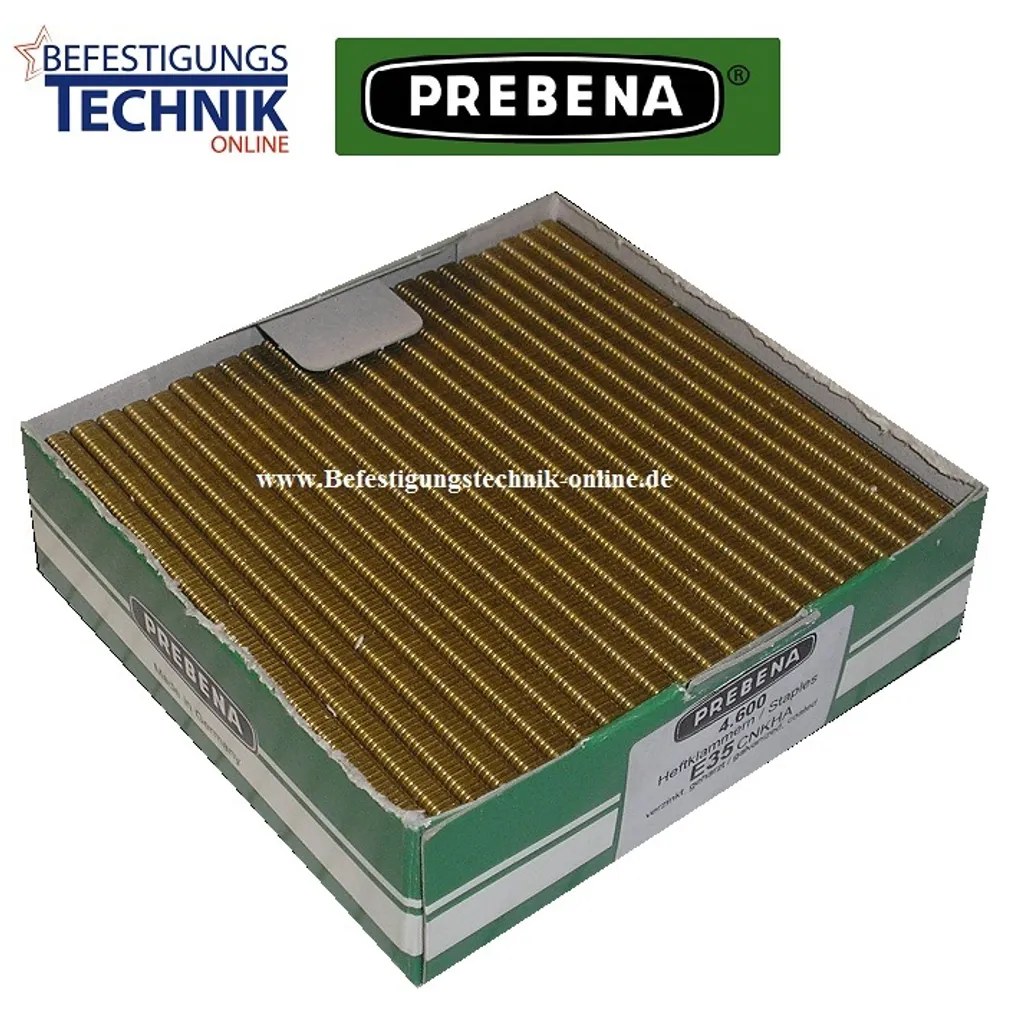 Prebena Graffette 25mm Tipo E E32CNKHA - 4600 Pezzi per Fai da Te - 11