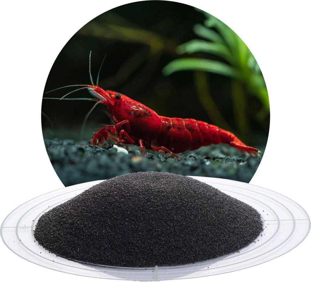 Schicker Mineral-Aquariumsand schwarz 5 kg-0,4-0,8mm Produktbild 