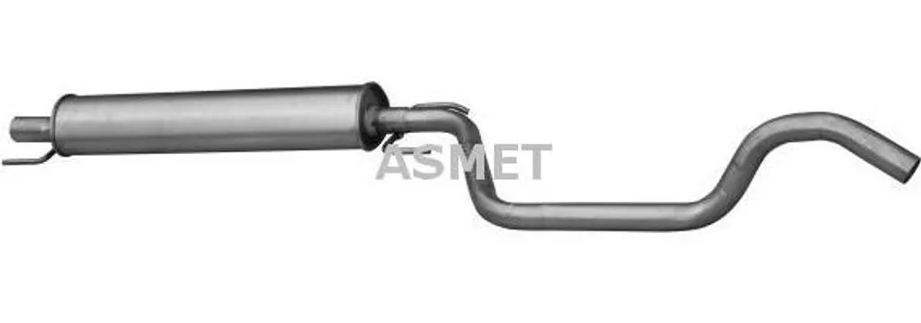 Silencieux intermédiaire ASMET compatible Opel Zafira Monospace