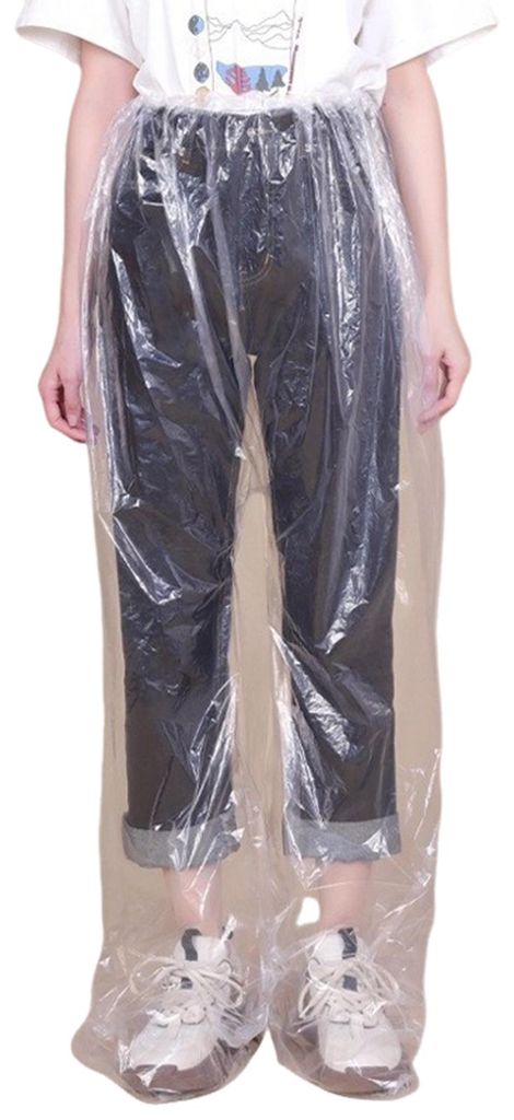 Wasserdichte Regenhose mit elastischem Bund für Damen und Herren, 130 cm/107 cm Länge, wiederverwendbar, ideal für Schneesport, Outdoor-Aktivit...