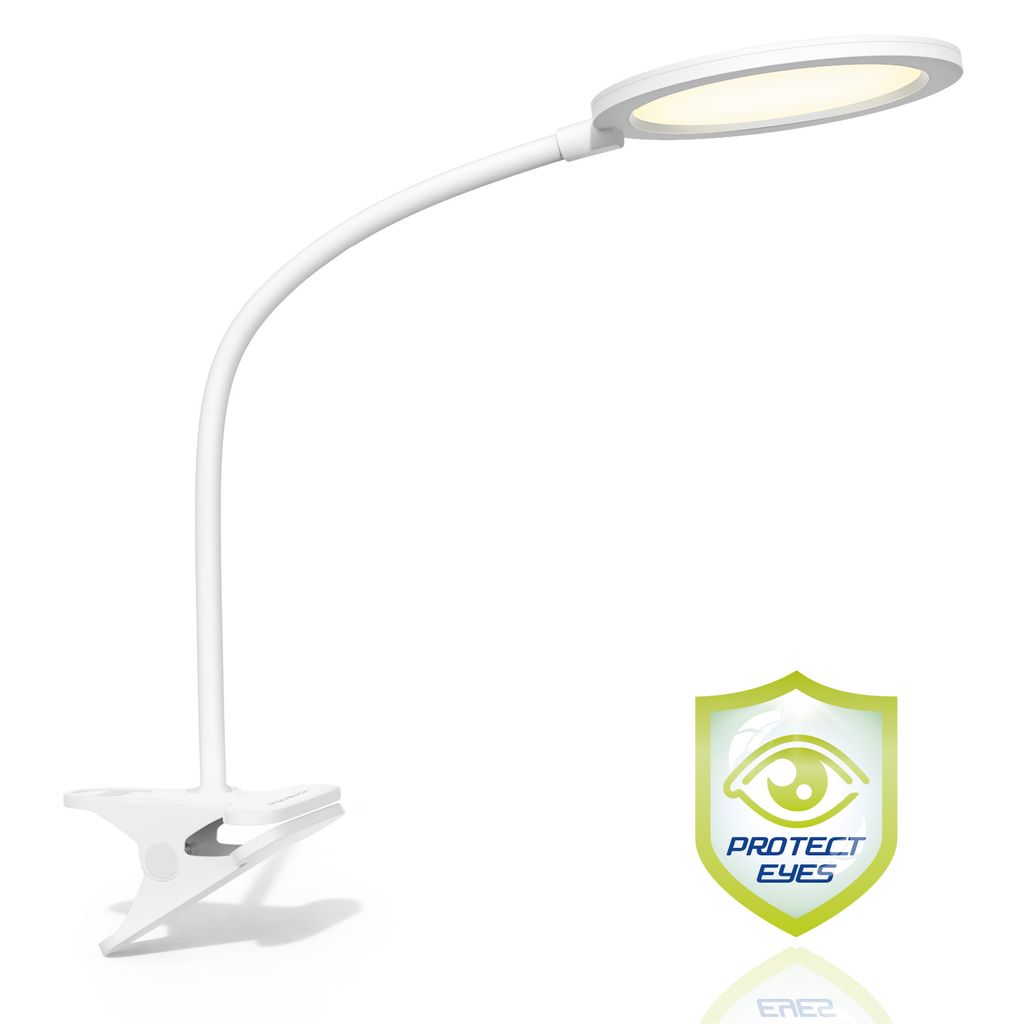 LED Klemmleuchte Tisch-Lampe dimmbar Schreibtischlampe 8W Leselampe flexibel USB 