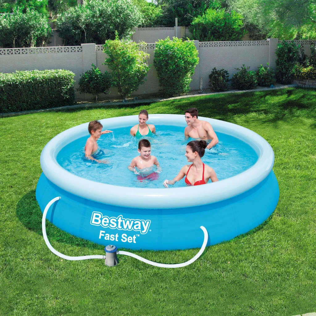 Bestway Fast Set 366x76 cm 57274: Piscina Fuori Terra con Pompa Filtro