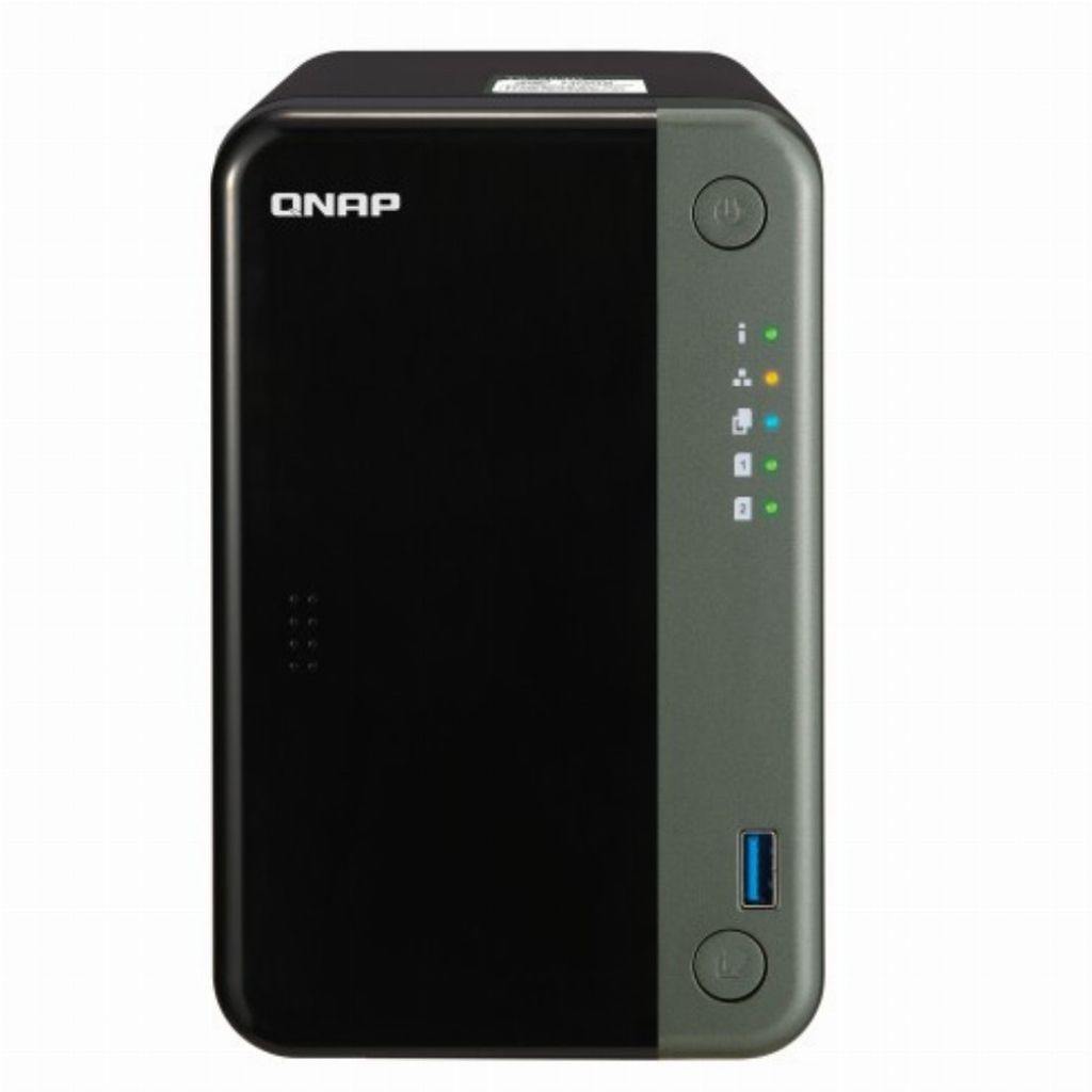 QNAP TS-253D NAS Tower Eingebauter Ethernet-Anschluss Produktbild 