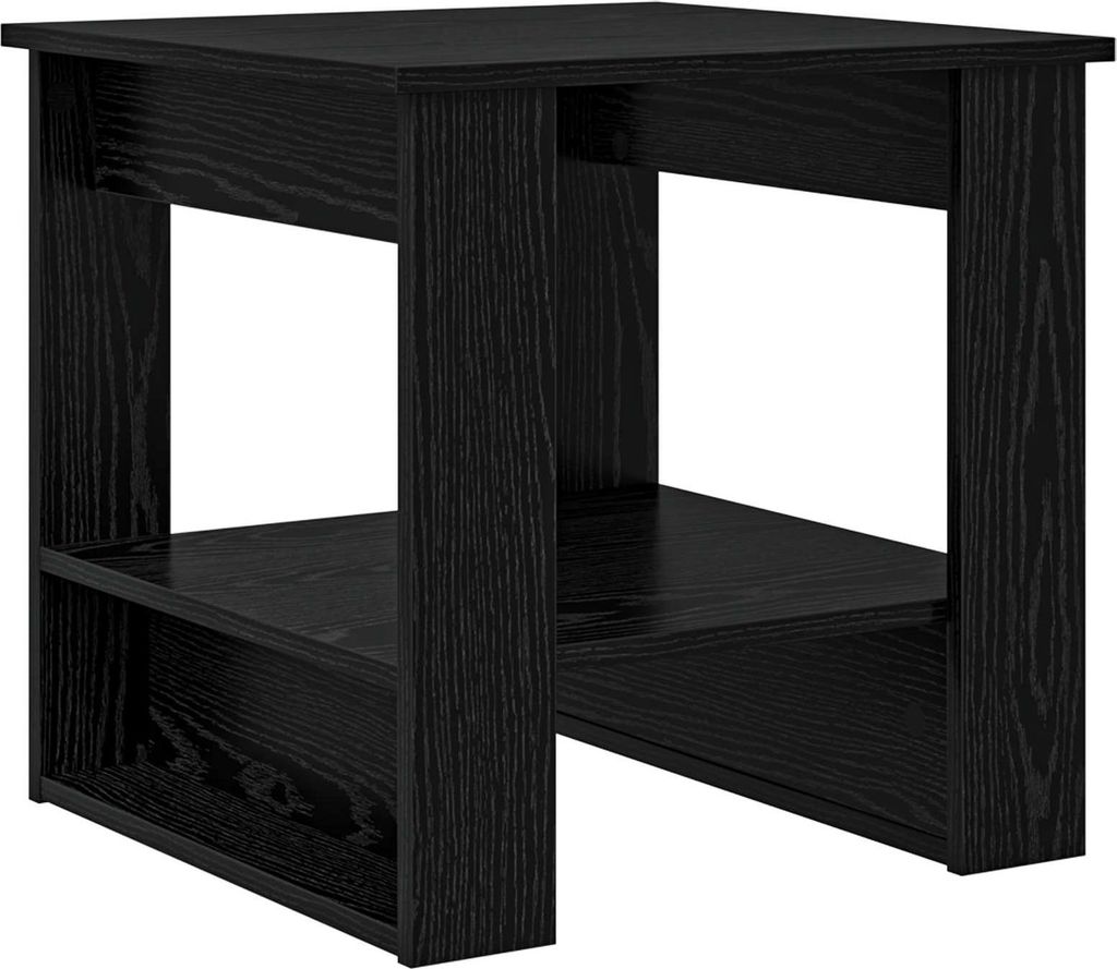 Couchtisch Schwarz Eichen-Optik 51 x 50 x 50 cm Holzwerkstoff
