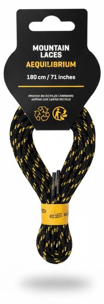 schwarz gelb 180 la sportiva mountain laces aequilibrium schnuersenkel