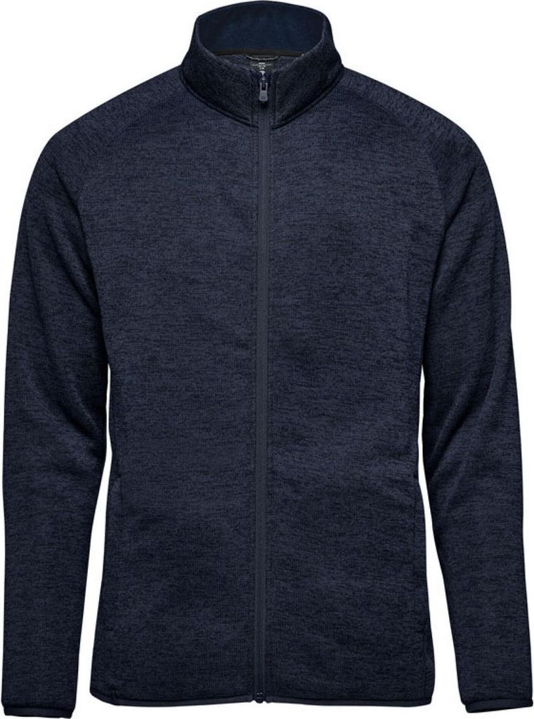 Stormtech - "Yosemite" Jacke für Herren, Durchgehender Reißverschluss, Fleece RW10935 (XL) (Marineblau Meliert)
