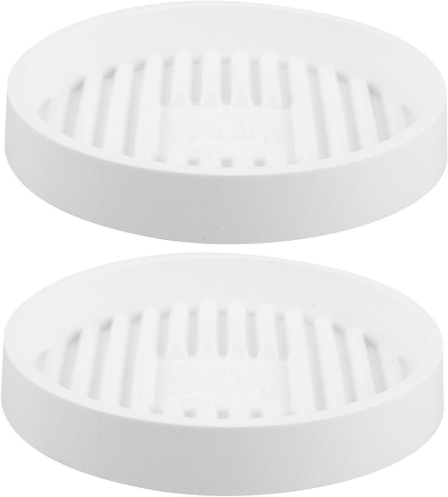 2 Stück Plateau-Ronde aus Kunststoff für Blumentopf-Suppen mit Unterstützung für Ventouse Utilisables für Salle De Bain Jardin